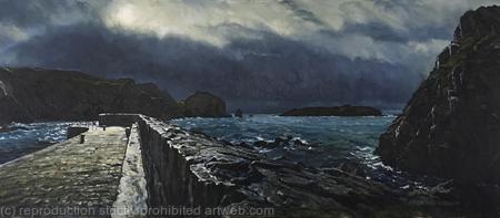 After the rain, Mullion Cove