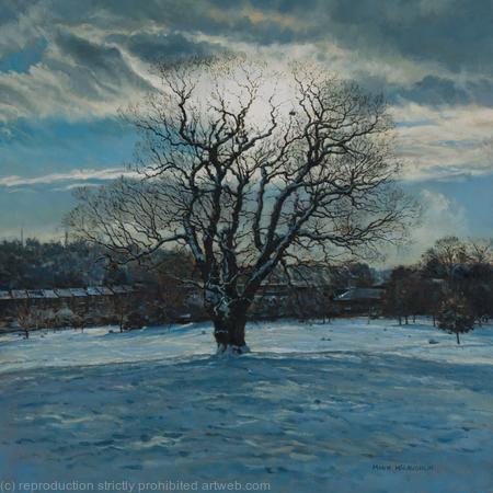 Winter Oak, Brockwell Park.