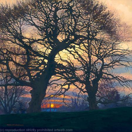 March evening, Brockwell Park