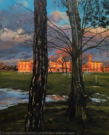Evening glow, Dulwich College.