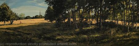 Summer, late afternoon, Brockwell Park