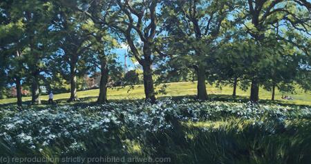 Spring afternoon, Brockwell Park