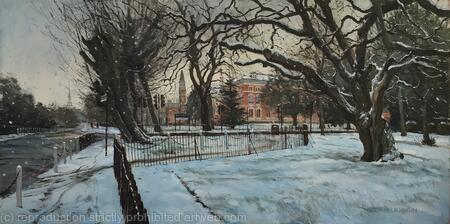 Snowfall, Dulwich College.