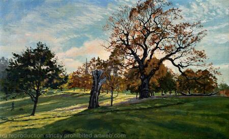 Autumn afternoon light, Brockwell Park. Herne Hill