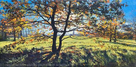 Autumn morning light, Brockwell Park