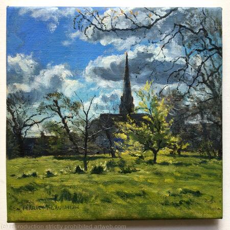 Spring morning, Brockwell Park