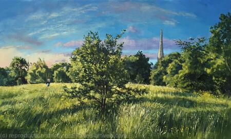 Summer morning run, Brockwell Park.