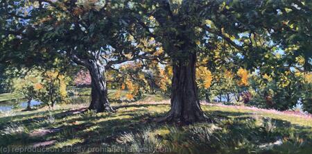 October morning, Hampstead Heath.