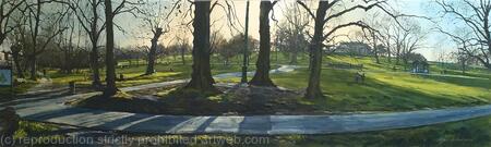 Spring afternoon light, Brockwell Park.