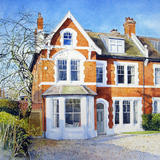 House portrait, Alleyn Park, West Dulwich