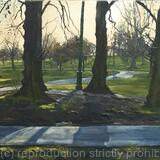 Late afternoon in March. Brockwell Park