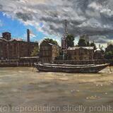 View towards Thames Tunnel Mills.