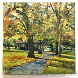 Chestnut walk, Autumn. Ruskin Park