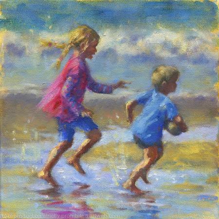 Children on the Beach