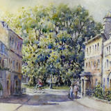 The Circus from Bennet Street, Bath