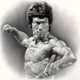 Bruce Lee Pencil Drawing
