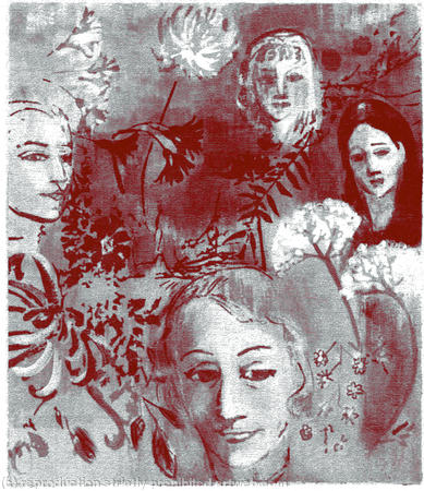 Flowers and the women