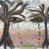 Self Portrait with Trees