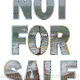 NOT FOR SALE A