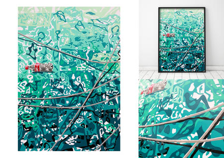 Abstract 14 (Always a f'kin empty Coke bottle there).