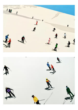 Ski People detail