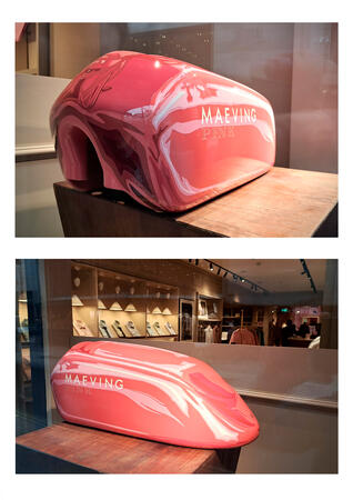 Maeving x Thomas Pink 'Art Bike' detail