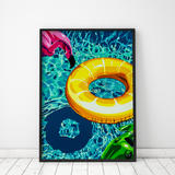 Lilos on Swimming Pool 2