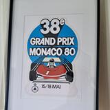 Vinyl (hand-cut) Stickers: Monaco Grand Prix 80