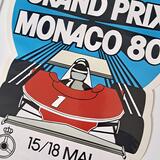 Vinyl (hand-cut) Stickers: Monaco GP 80