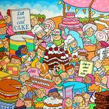 The Grand Village Cake Off at Lady Butterworth's Jam Judging Marquee