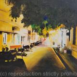 Rue Romain Rolland at Night