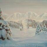 Venture out  for wood after the snowfall 