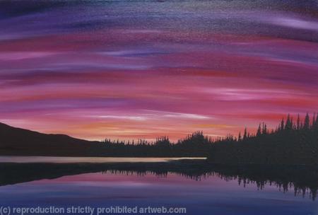 Canadian Lakes Sunset