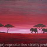 African Elephant Family