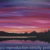 Canadian Lakes Sunset