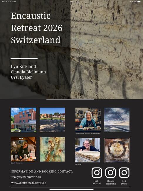 Encaustic Retreat Switzerland 2026