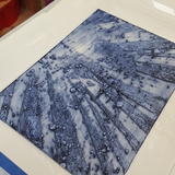 encaustic collograph plate