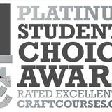 Platinum Student Award from Craftcourses.com
