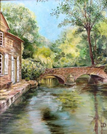 Au bord de la rivière 