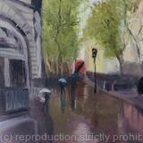 Rainy day in London 