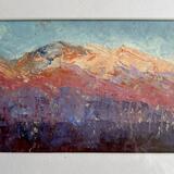 Sunset on the mountain 