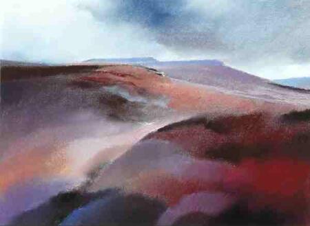 309 Carl Wark  Higgar Tor from Burbage Brook