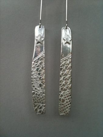 mountain and stars earrings