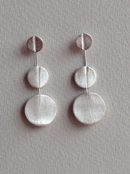 drop feather earrings