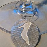 wine glass charm