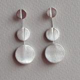 drop feather earrings