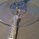 set of wedding wine glass charms, Sagrada Familia