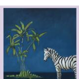 Zebra painting 