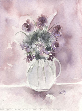 Flowers in Jug SOLD 