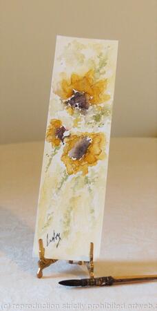 1 Sunflower Bookmark  AVAILABLE 